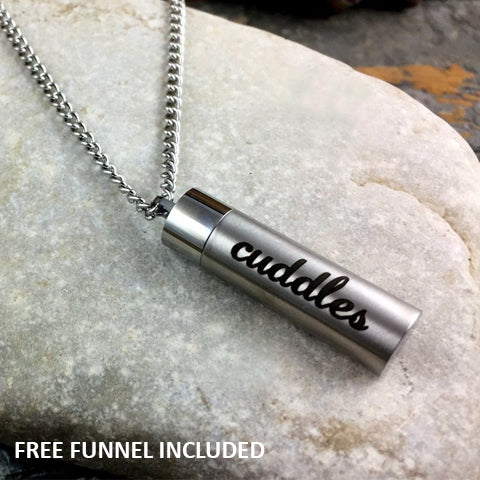 Custom Engraved Cremation Necklace